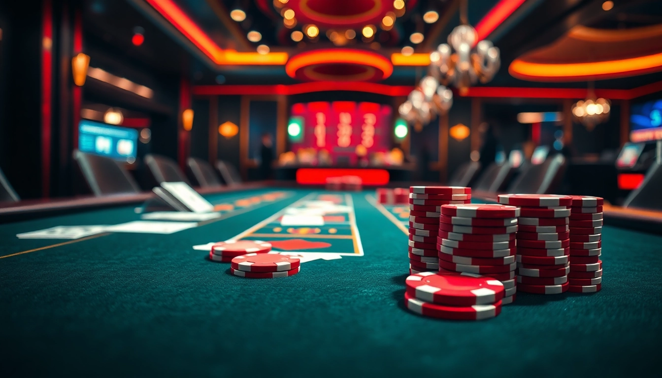Spiele aufregende Casinospiele.de in einem eleganten Casino mit ansprechendem Ambiente.