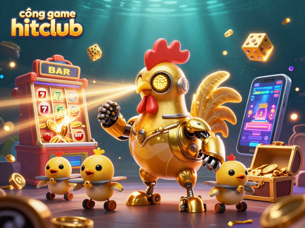 Engage the excitement of cổng game hitclub with vibrant characters and bursting jackpot elements.
